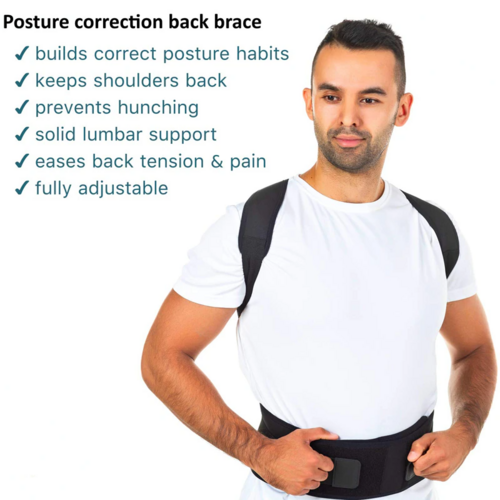 Magnetic Posture Corrector Back & Shoulder Support Brace