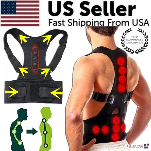 Magnetic Posture Corrector Back & Shoulder Support Brace