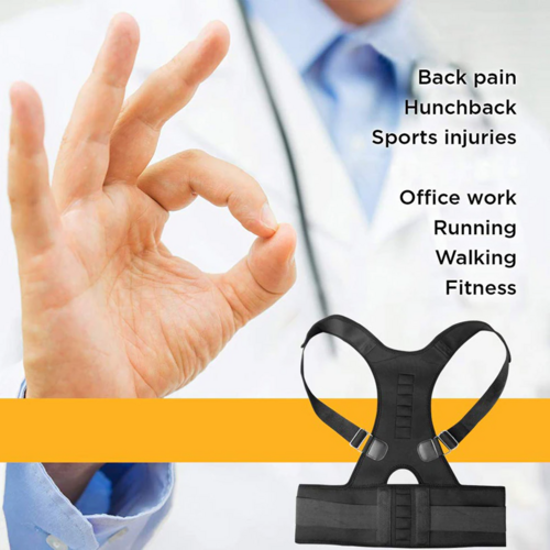 Magnetic Posture Corrector Back & Shoulder Support Brace