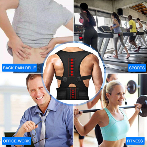 Magnetic Posture Corrector Back & Shoulder Support Brace