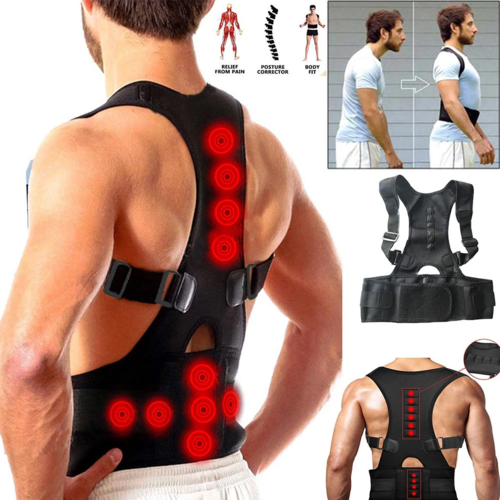 Magnetic Posture Corrector Back & Shoulder Support Brace